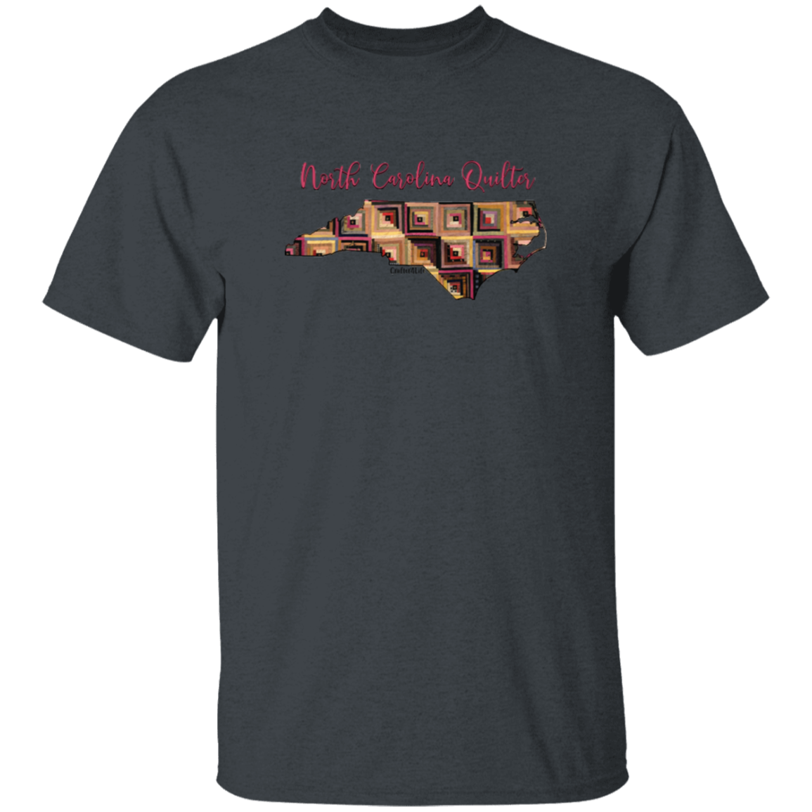 North Carolina Quilter T-Shirt, Gift for Quilting Friends and Family