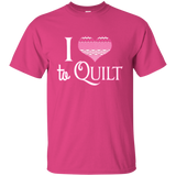 I Heart to Quilt Custom Ultra Cotton T-Shirt - Crafter4Life - 9