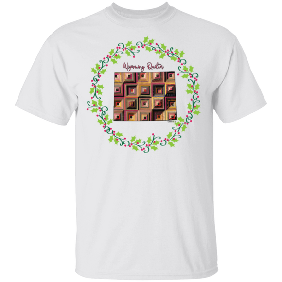 Wyoming Quilter Christmas T-Shirt