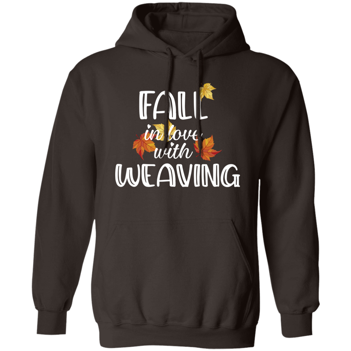 Fall in Love with Weaving Pullover Hoodie