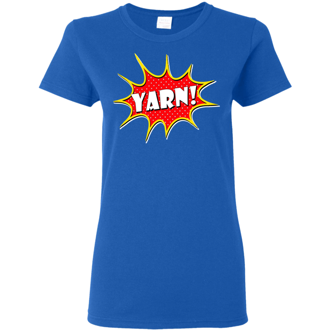 Yarn! Comic Starburst Ladies T-Shirt