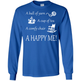 A Happy Me Long Sleeve Ultra Cotton T-shirt - Crafter4Life - 10