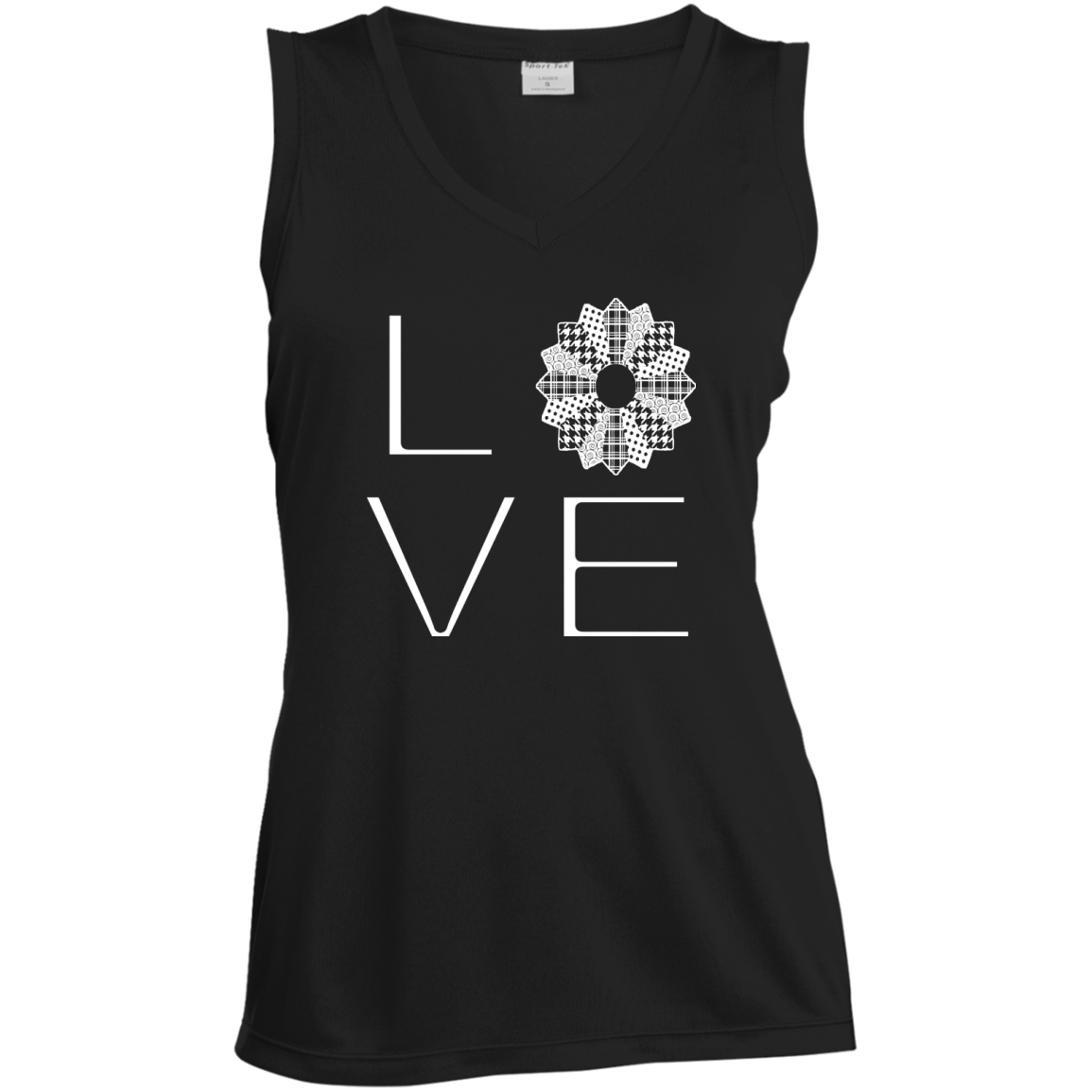 LOVE Quilting Ladies Sleeveless V-Neck - Crafter4Life - 2