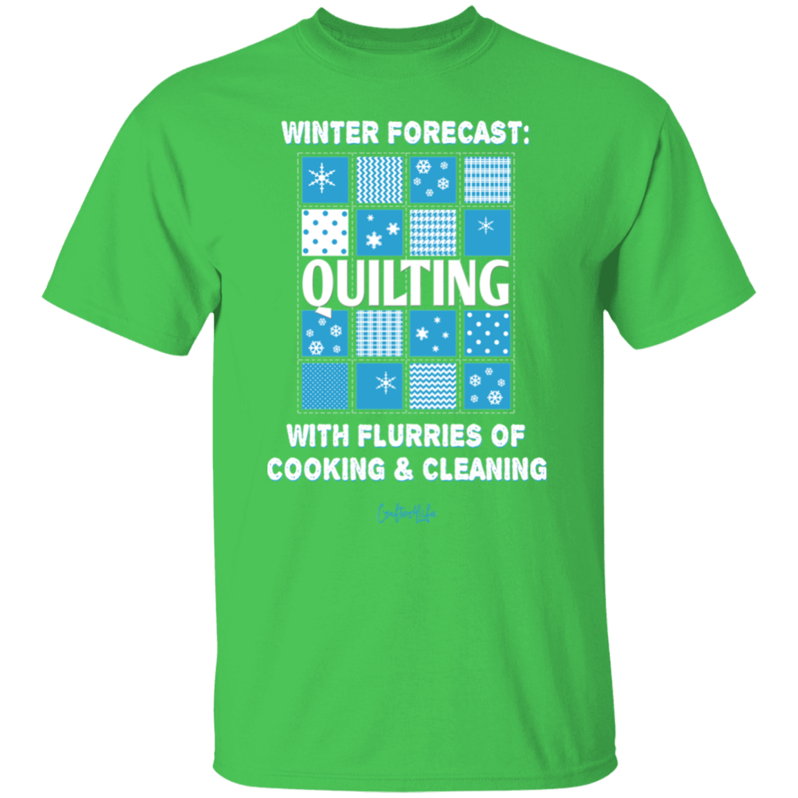 Winter Forecast Quilting Flurries T-Shirt