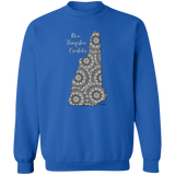New Hampshire Crocheter Crewneck Pullover Sweatshirt