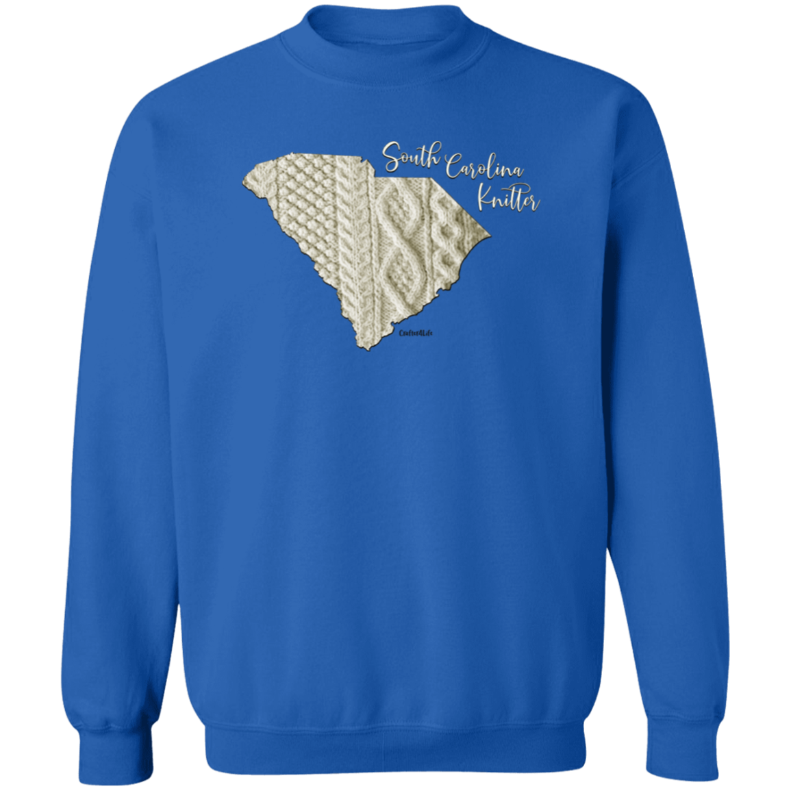 South Carolina Knitter Crewneck Pullover Sweatshirt