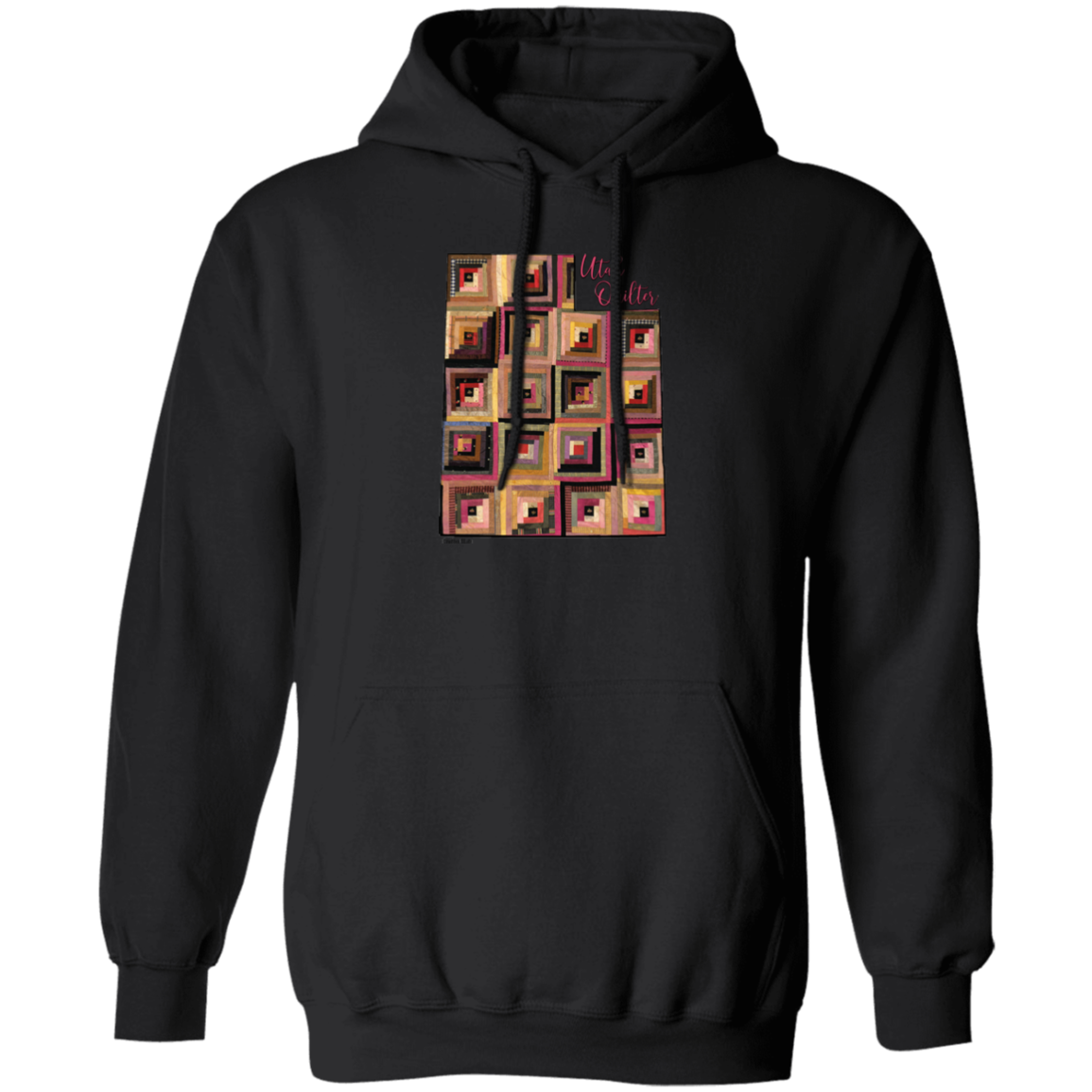 Utah Quilter Pullover Hoodie, Gift for Quilting Friends and Family