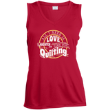 Time for Quilting Ladies Sleeveless Moisture Absorbing V-Neck
