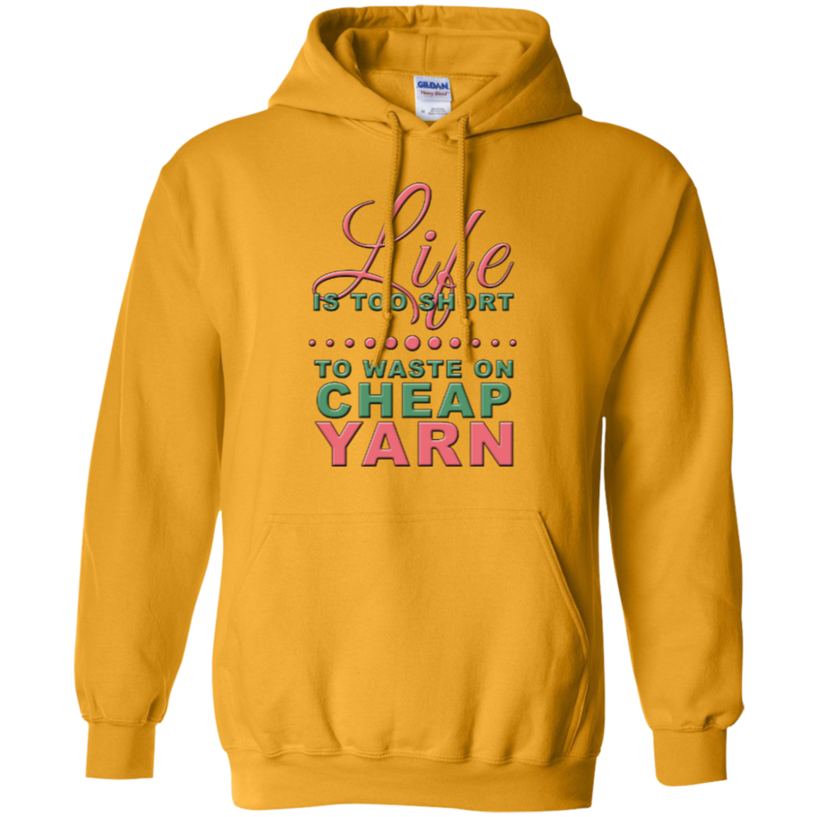 Life is Too Short to Use Cheap Yarn Pullover Hoodies - Crafter4Life - 7
