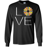 LOVE Quilting (Fall Colors) Long Sleeve Ultra Cotton T-Shirt - Crafter4Life - 2