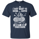 Coffee-Knit-Nap Custom Ultra Cotton T-Shirt - Crafter4Life - 8