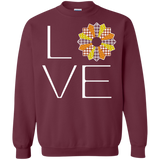 LOVE Quilting (Fall Colors) Crewneck Sweatshirts - Crafter4Life - 3