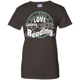 Time for Beading Ladies Custom 100% Cotton T-Shirt - Crafter4Life - 4