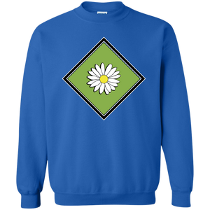 Daisy Field Crewneck Pullover Sweatshirt
