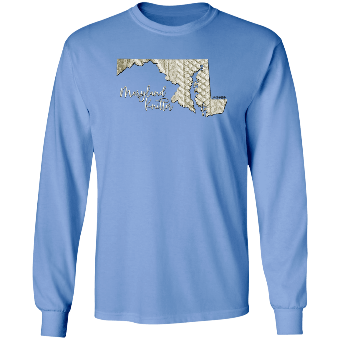 Maryland Knitter LS Ultra Cotton T-Shirt