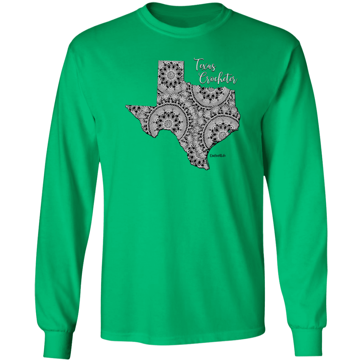 Texas Crocheter LS Ultra Cotton T-Shirt