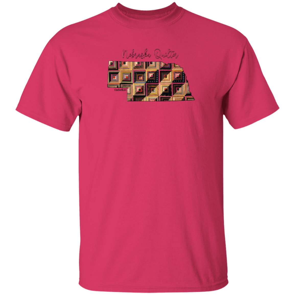 Nebraska Quilter T-Shirt, Gift for Quilting Friends and Family