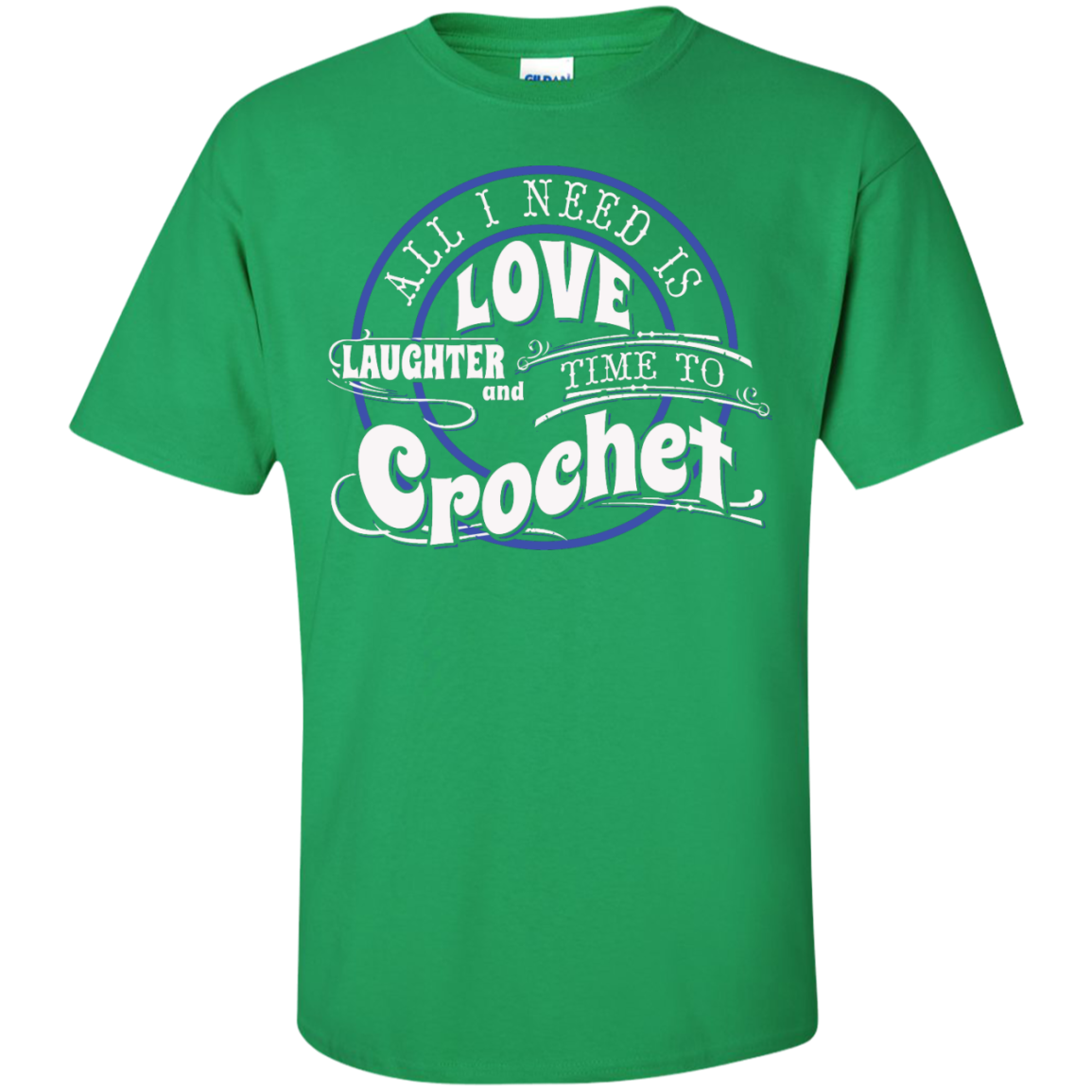 Time to Crochet Custom Ultra Cotton T-Shirt - Crafter4Life - 5