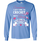 Crochet Mom Long Sleeve Ultra Cotton T-Shirt - Crafter4Life - 8