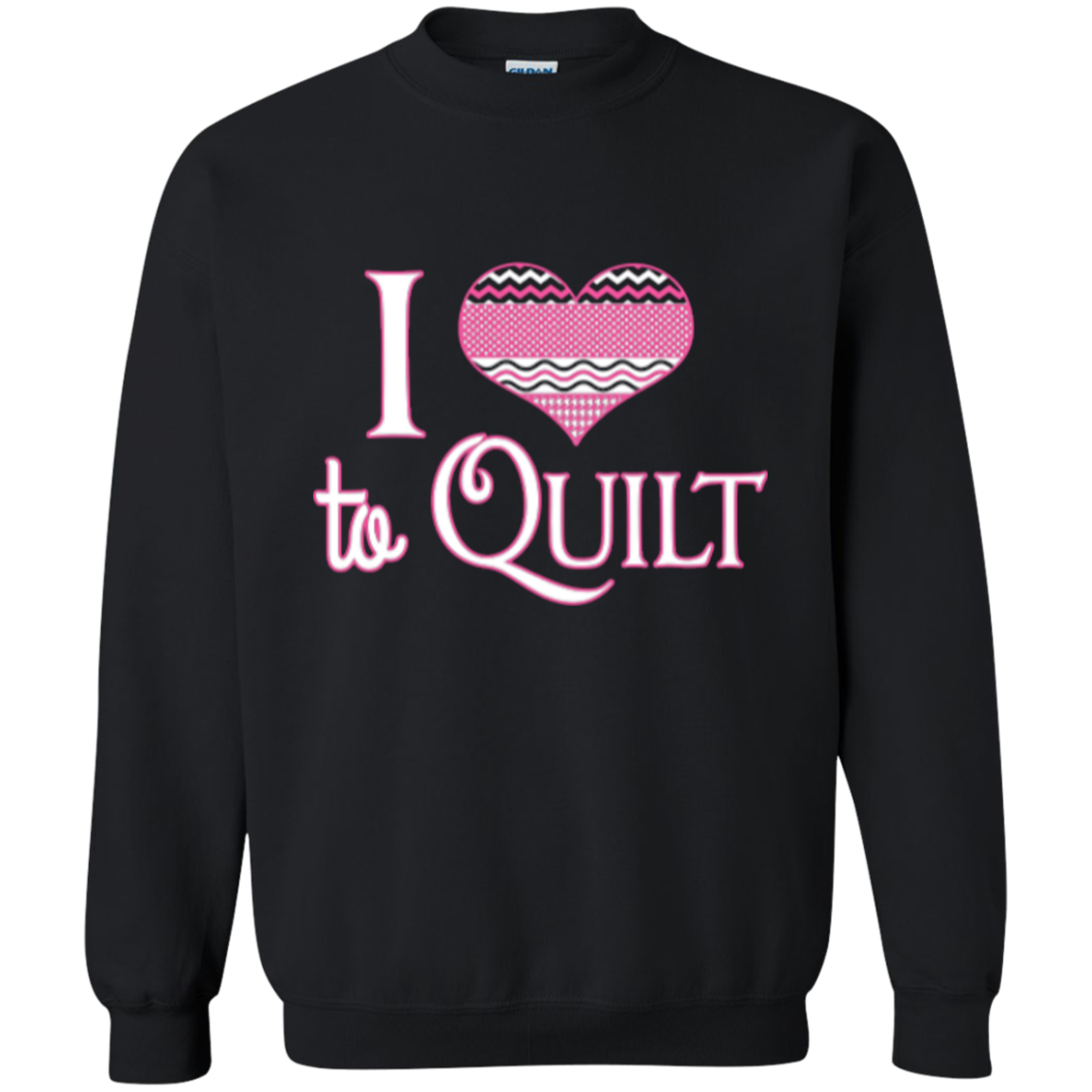 I Heart to Quilt Crewneck Sweatshirts - Crafter4Life - 2