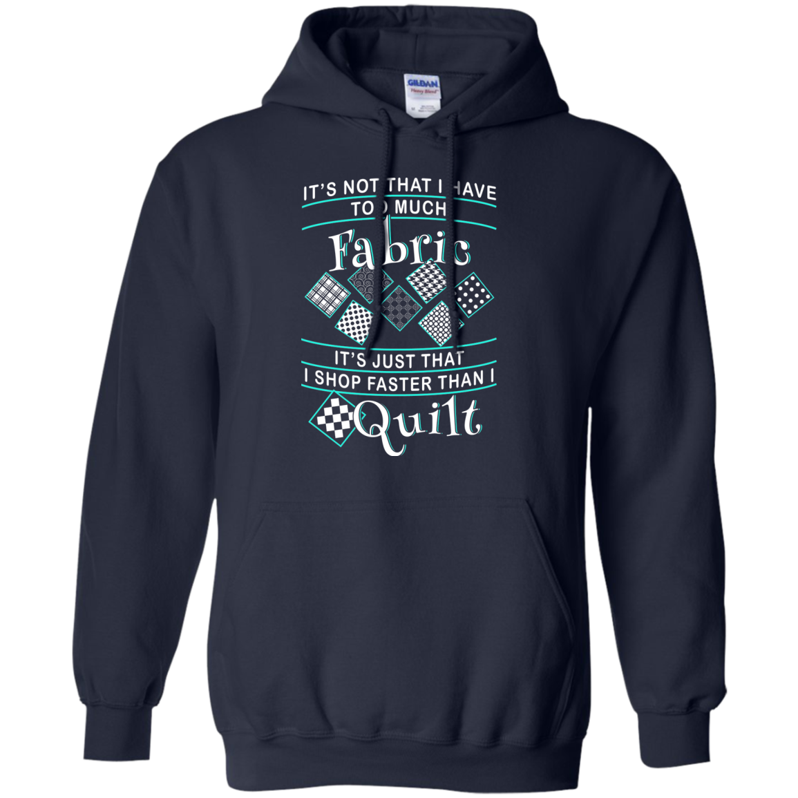 I Shop Faster than I Quilt Pullover Hoodies - Crafter4Life - 3