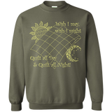 Wish I May Quilt Crewneck Sweatshirts - Crafter4Life - 10