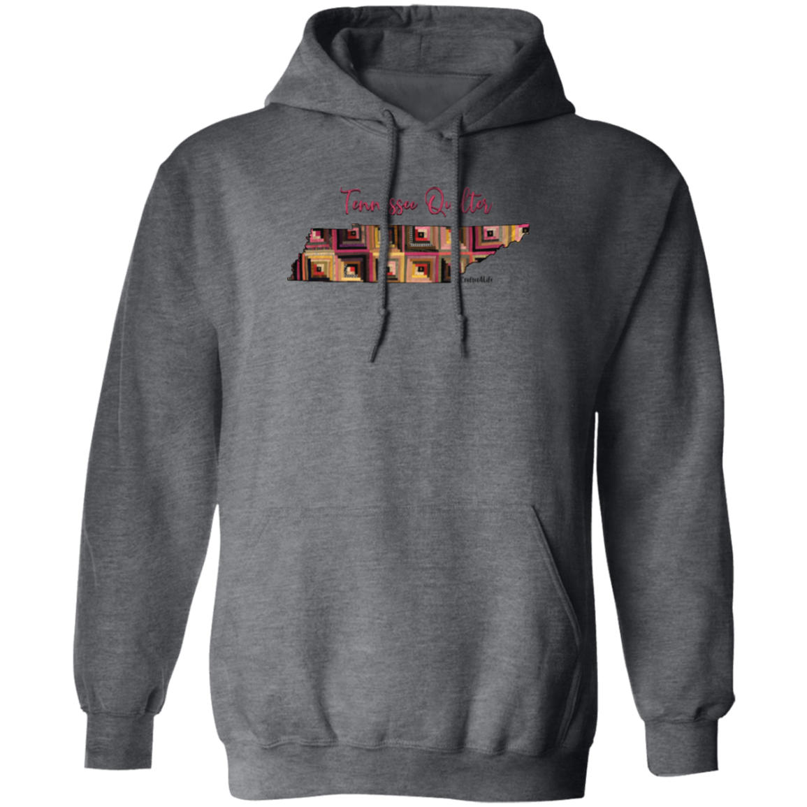 Tennessee Quilter Pullover Hoodie, Gift for Quilting Friends and Family