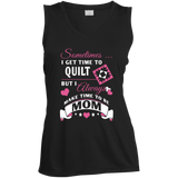 Time-Quilt-Mom Ladies Sleeveless V-Neck - Crafter4Life - 2