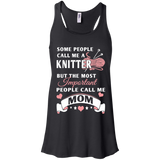 Knitter Mom Flowy Racerback Tank