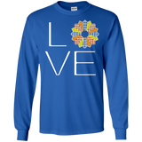 LOVE Quilting (Fall Colors) Long Sleeve Ultra Cotton T-Shirt - Crafter4Life - 9
