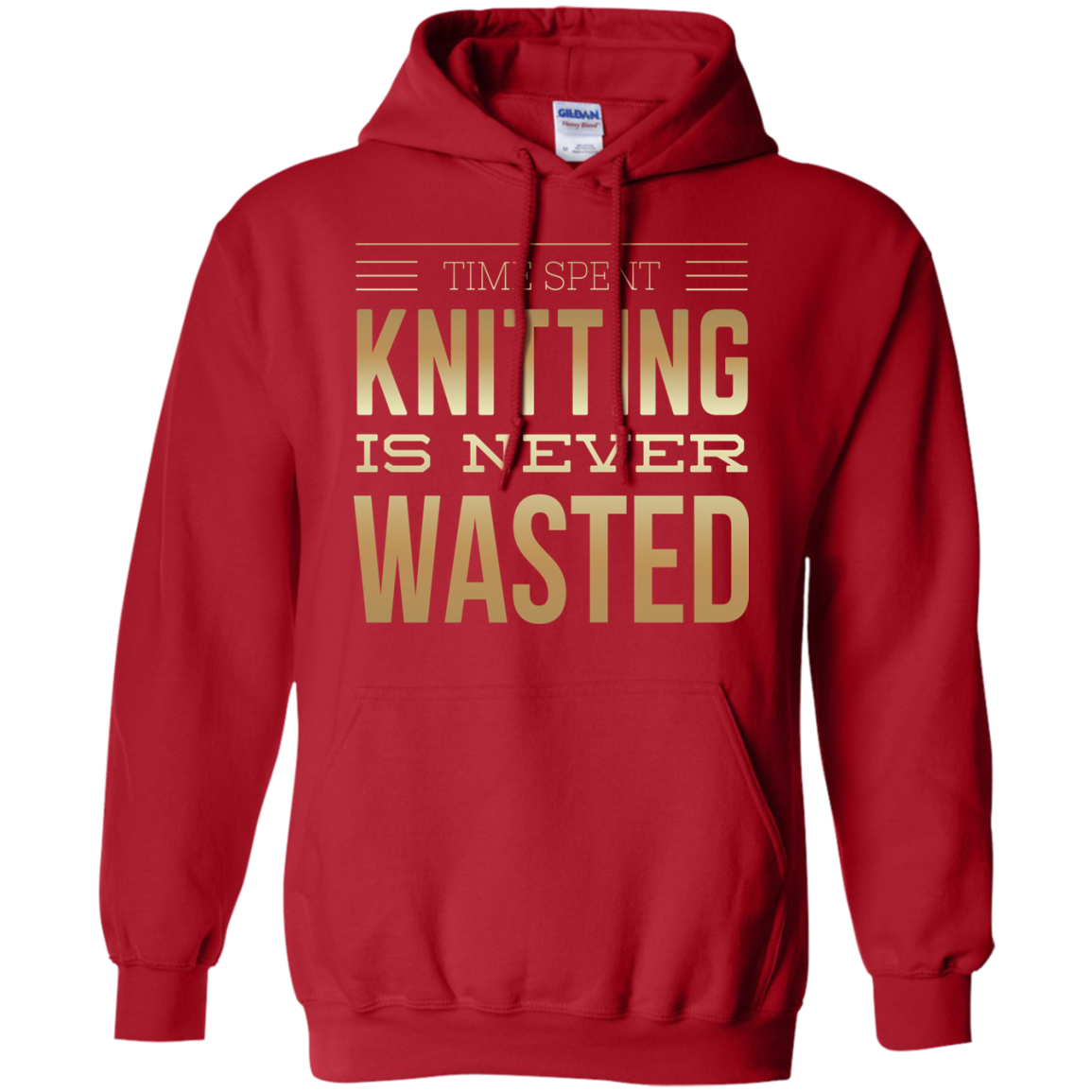 Time Spent Knitting Pullover Hoodies - Crafter4Life - 1