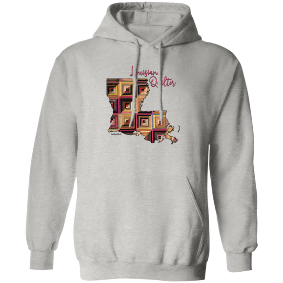 Louisiana Quilter Pullover Hoodie, Gift for Quilting Friends and Family