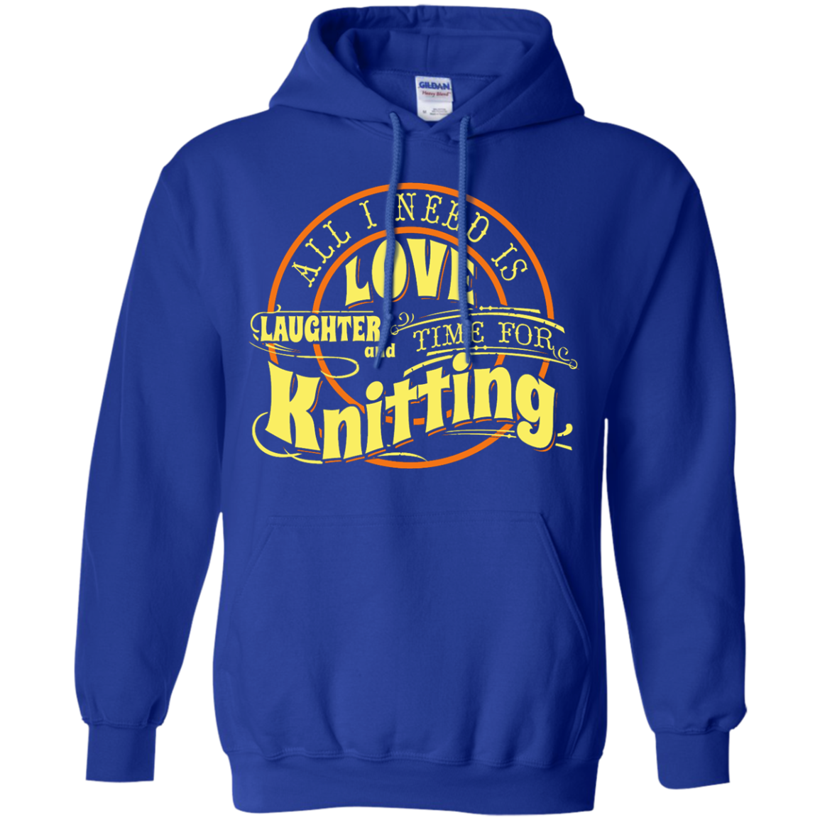 Time for Knitting (yellow) Pullover Hoodies - Crafter4Life - 12