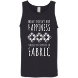 Money Doesn't Buy Happiness (Fabric) Cotton Tank Top