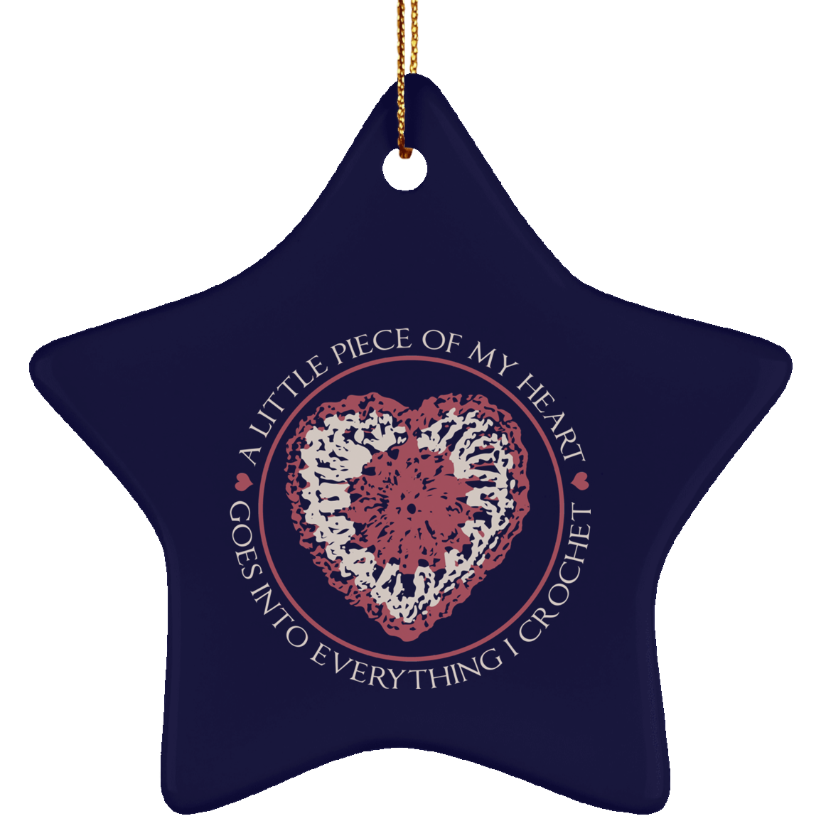 Piece of My Heart (Crochet) Ornaments
