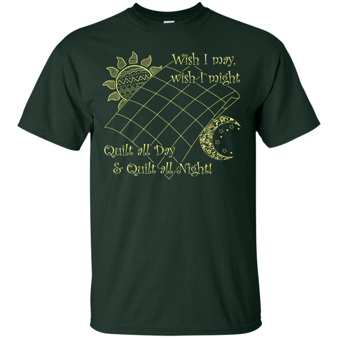 Wish I May Quilt Custom Ultra Cotton T-Shirt - Crafter4Life - 1