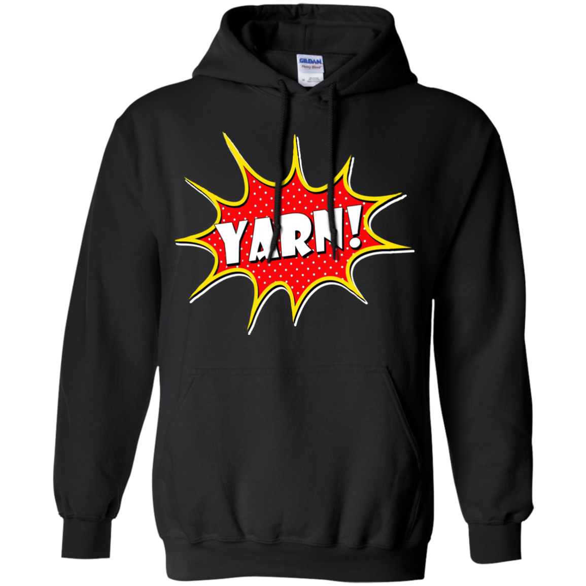 Yarn! Comic Starburst Pullover Hoodie
