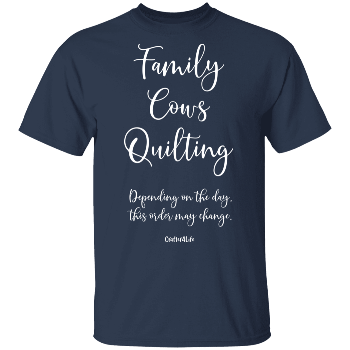 Family-Cows-Quilting T-Shirt