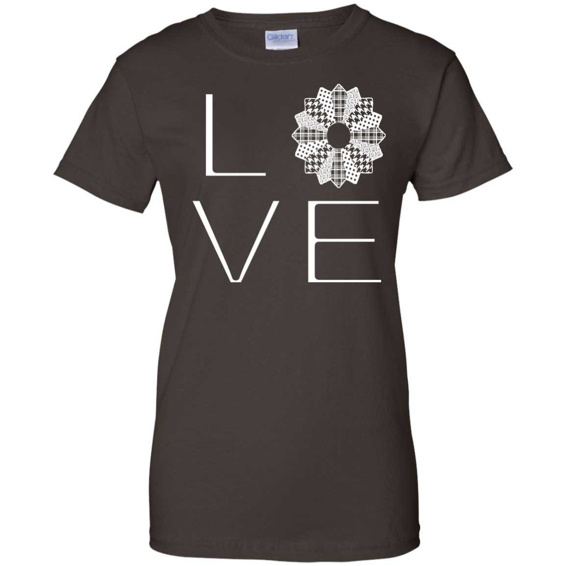 LOVE Quilting Ladies Custom 100% Cotton T-Shirt - Crafter4Life - 4