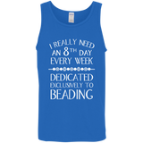 8th Day For Beading Cotton Tank Top