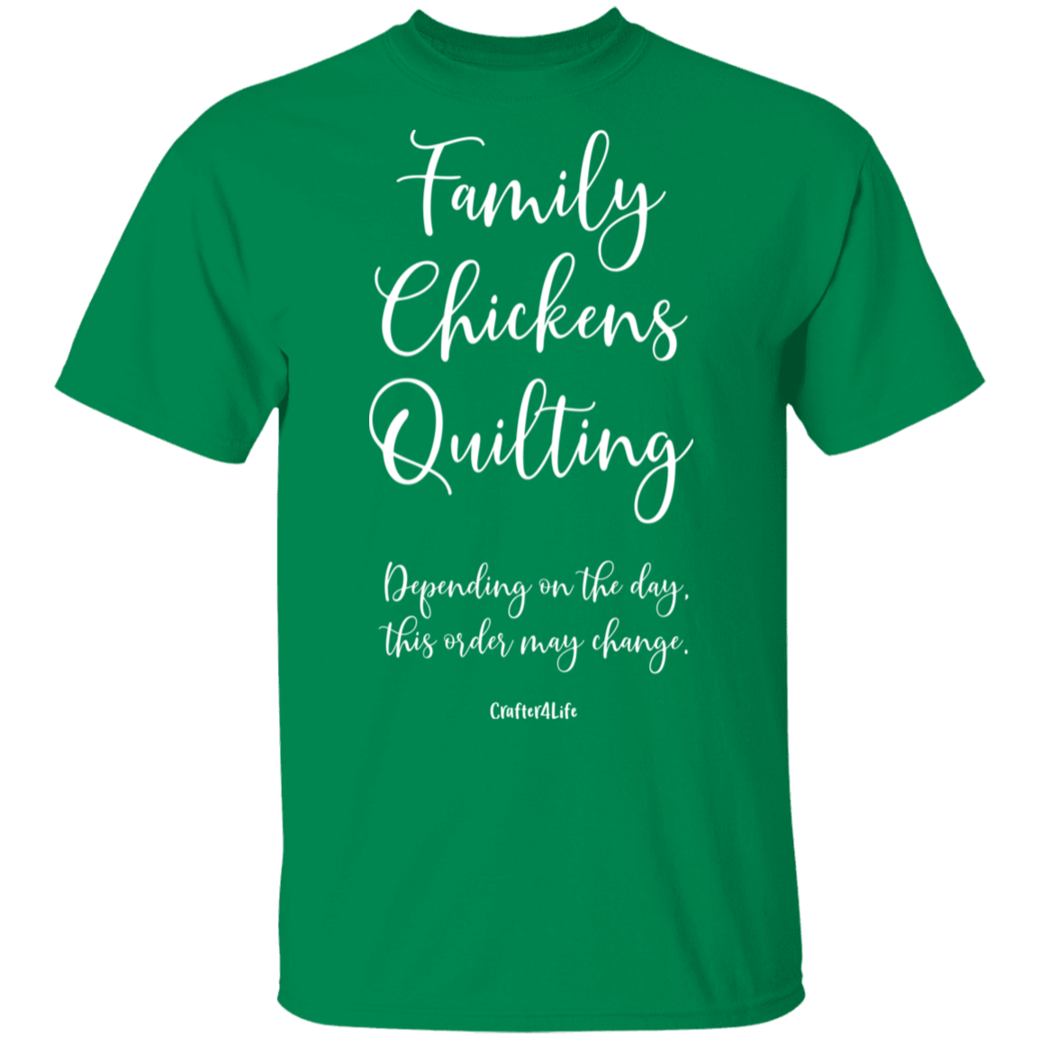 Family-Chickens-Quilting T-Shirt