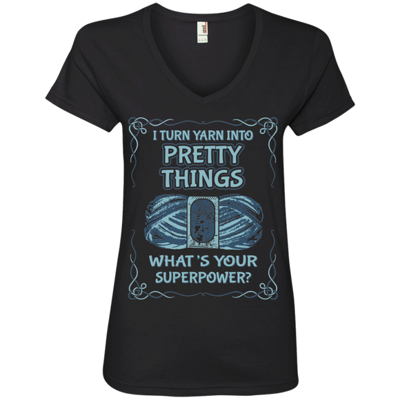 Pretty Things Ladies V-Neck T-Shirt