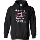 Sewing Keeps Me Going Pullover Hoodies - Crafter4Life - 2
