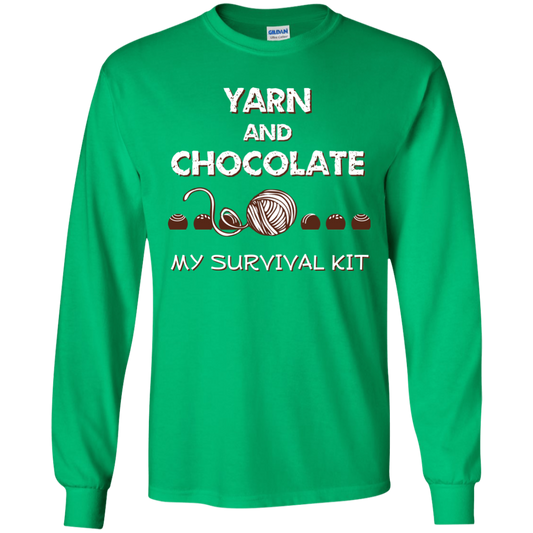 Yarn and Chocolate LS Ultra Cotton T-Shirt