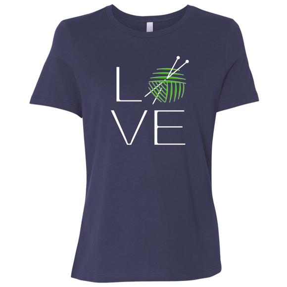 LOVE Knitting Ladies Relaxed Jersey Short-Sleeve T-Shirt