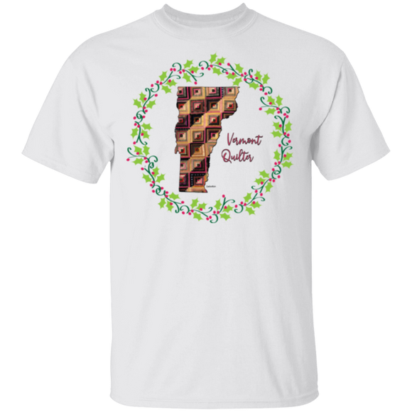 Vermont Quilter Christmas T-Shirt
