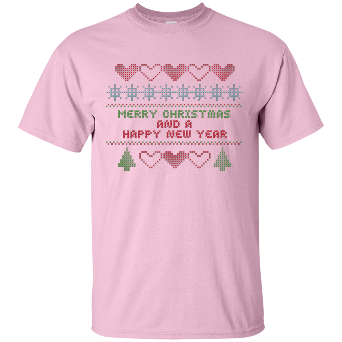 Cross Stitch Christmas Sampler Ultra Cotton T-Shirt