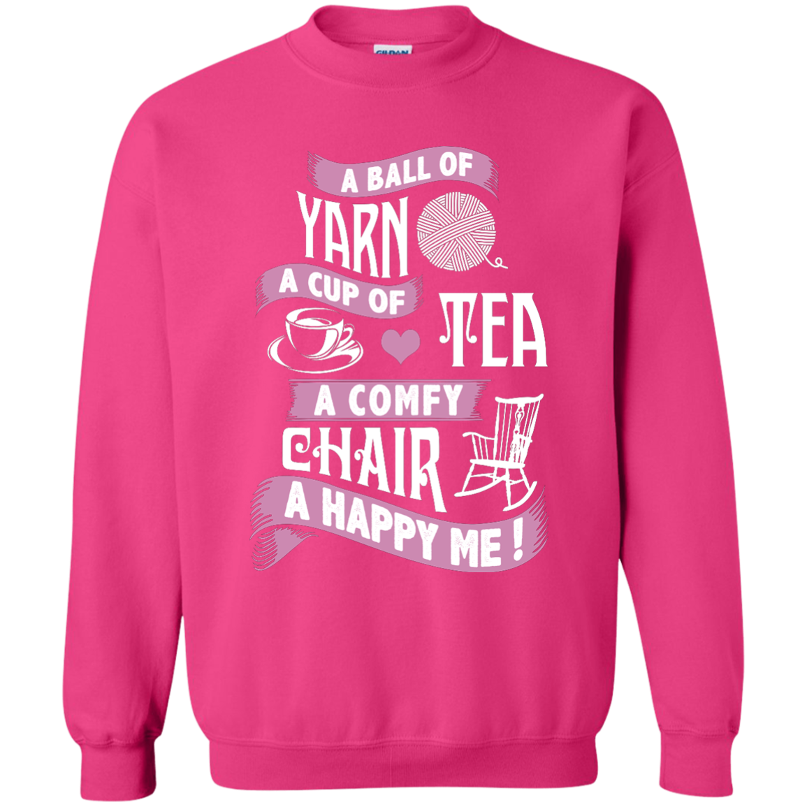 A Ball Of Yarn Crewneck Pullover Sweatshirt