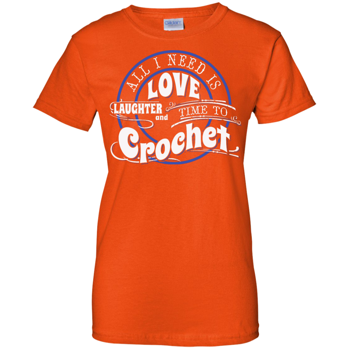 Time to Crochet Ladies Custom 100% Cotton T-Shirt - Crafter4Life - 11