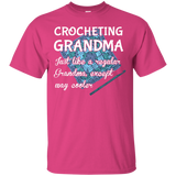 Crocheting Grandma Custom Ultra Cotton T-Shirt